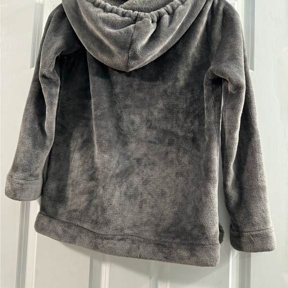 Isaac Mixrahi fluffy, warm, comfy hoodie, long sleeve zip up pom-pom ties - Picture 5 of 7